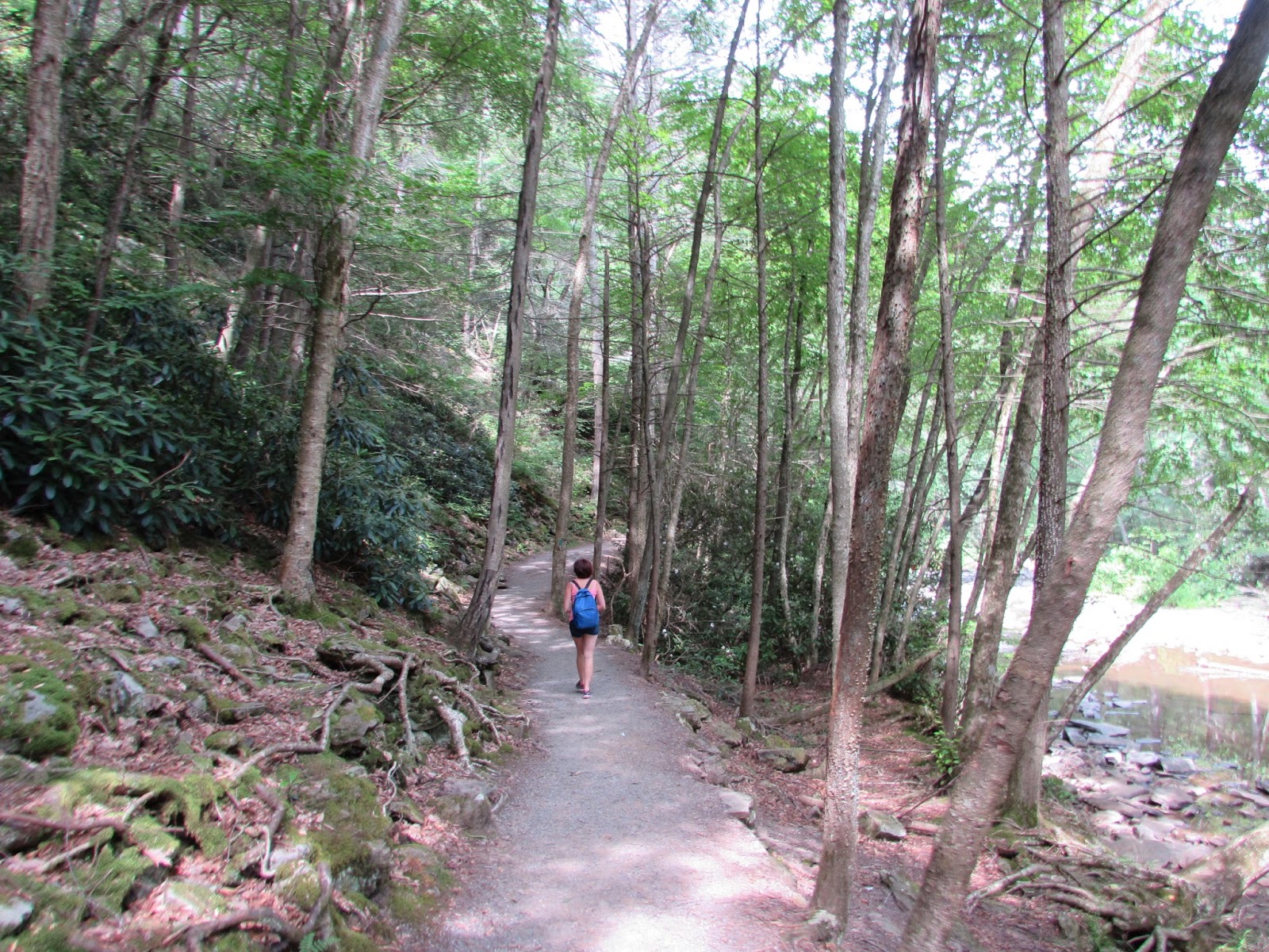 Trough Creek State Park Copperous Rock, Balanced Rock, and Rainbow