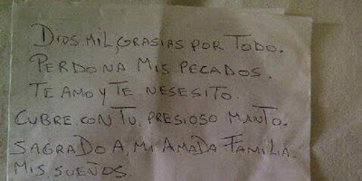 "Surat Diego Mendieta untuk Tuhan" Beredar di Twitter