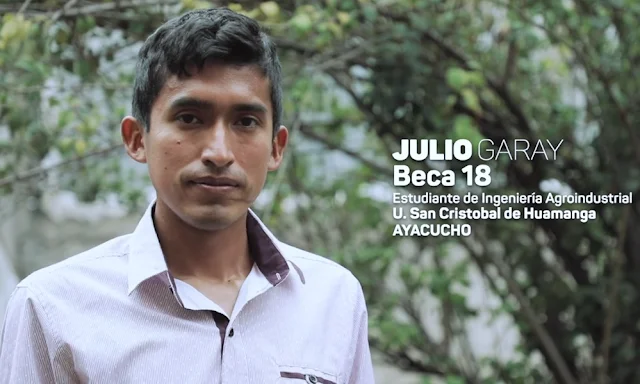 Julio Garay Barrios, ingeniero agroindustrial de la Universidad Nacional San Cristóbal de Huamanga