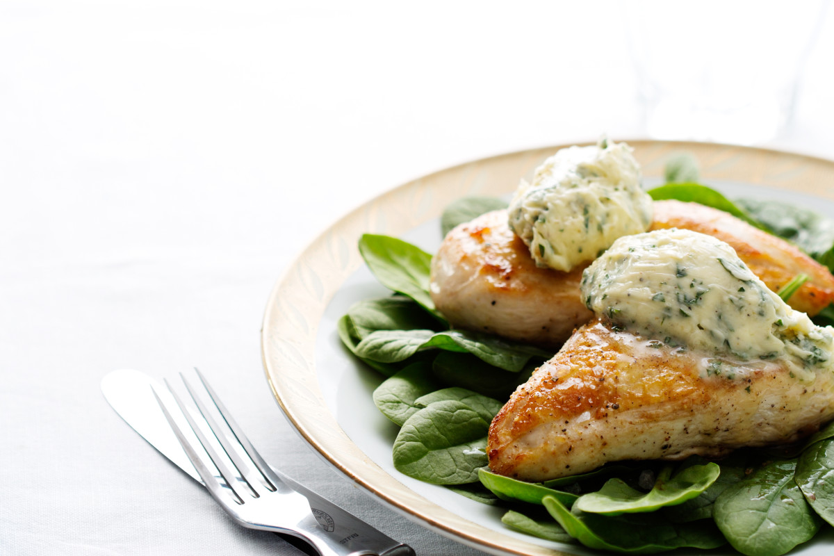 The Low Carb Diabetic Chicken Breast With Herb Butter Simply Delicious