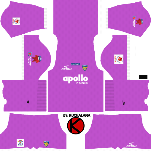 Chennaiyin FC 2018 Dream League Soccer Kits Kuchalana