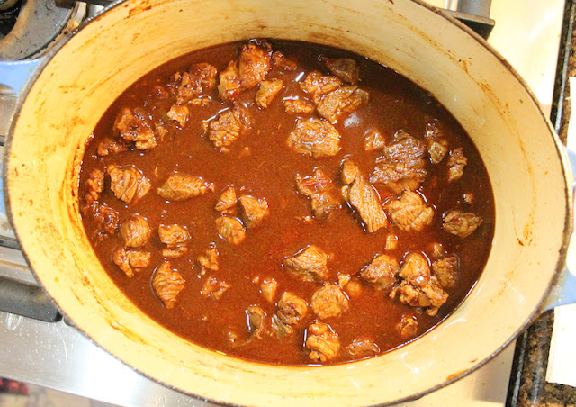 Food Lust People Love: Lots of chilies, cumin and chunks of beef, cooked till tender - that's all you need for the most delicious four alarm Texas chili. A bowl of red and you'll taste the fiery spirit of Texas. 