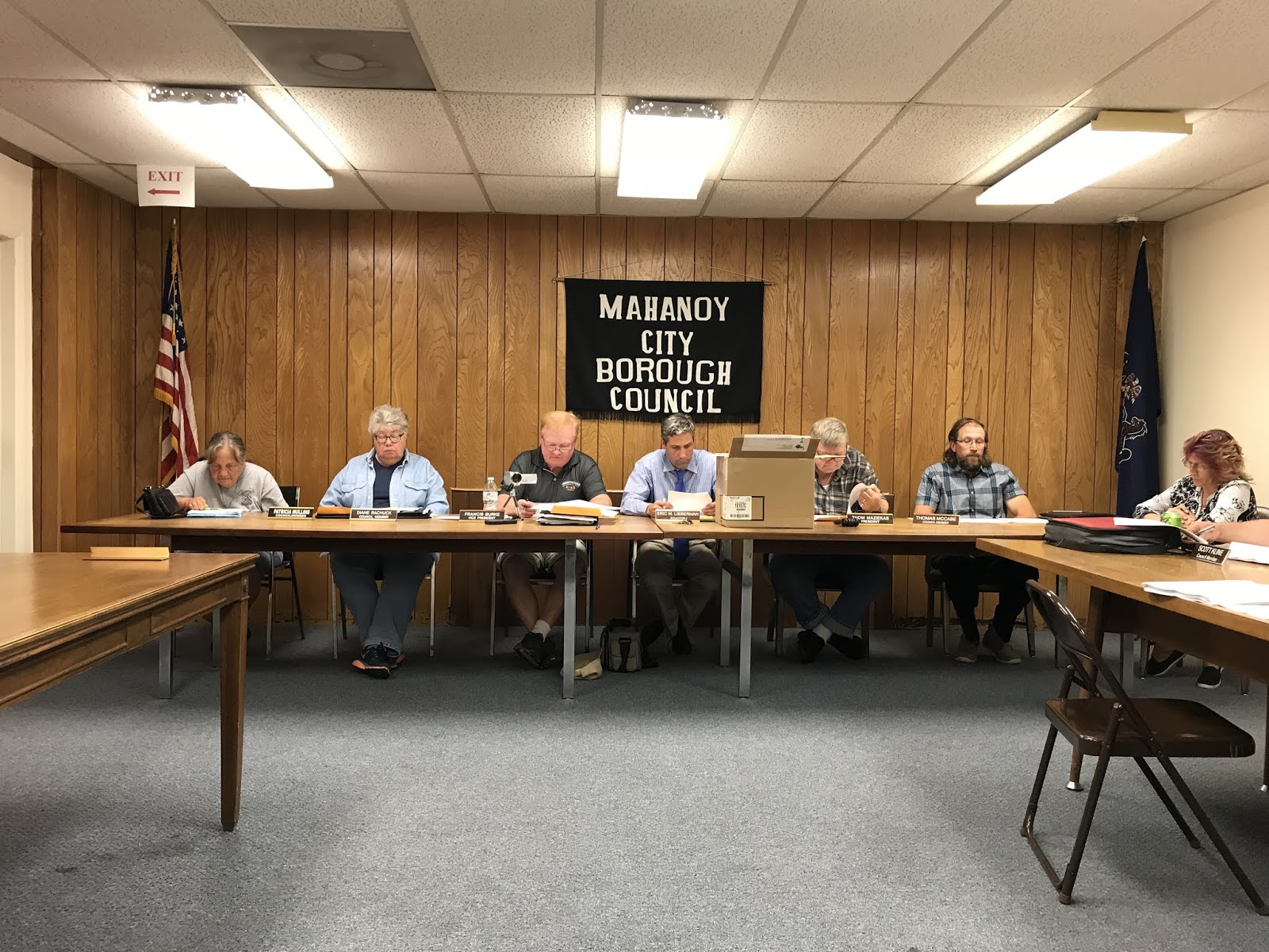 Mahanoy City Council Meeting Notes from 06/12/2018