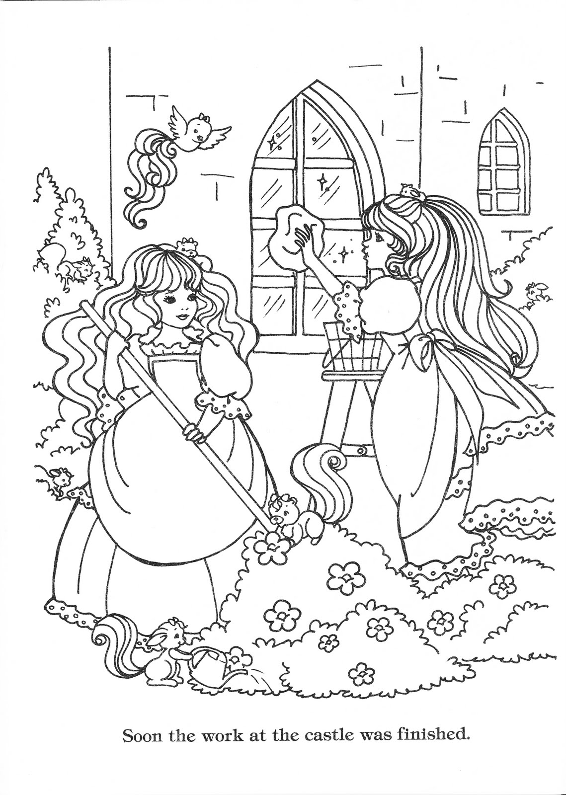 Lady Lovely Locks Coloring Book: Lady Lovely Locks - The Begining