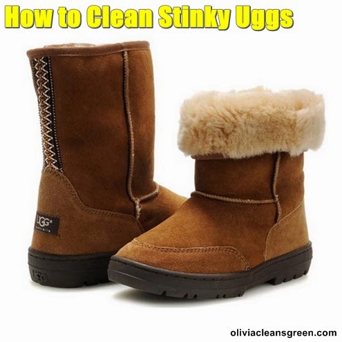 how to clean smelly ugg slippers