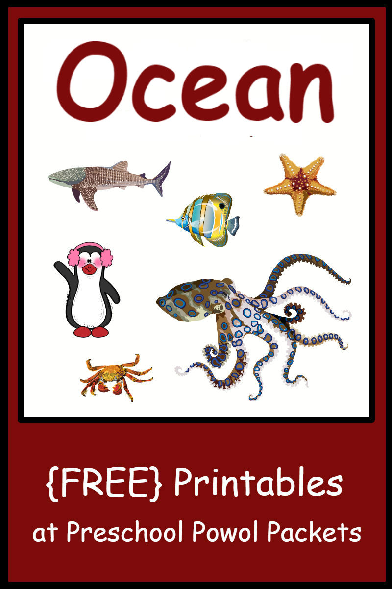 FREE Preschool Ocean Themed Printable Activities Preschool Powol   FREE Preschool Ocean Themed Printable Activities Preschool Powol