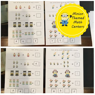 Little Miss Kim's Class: Minion Themed Math Centers FREEBIE!