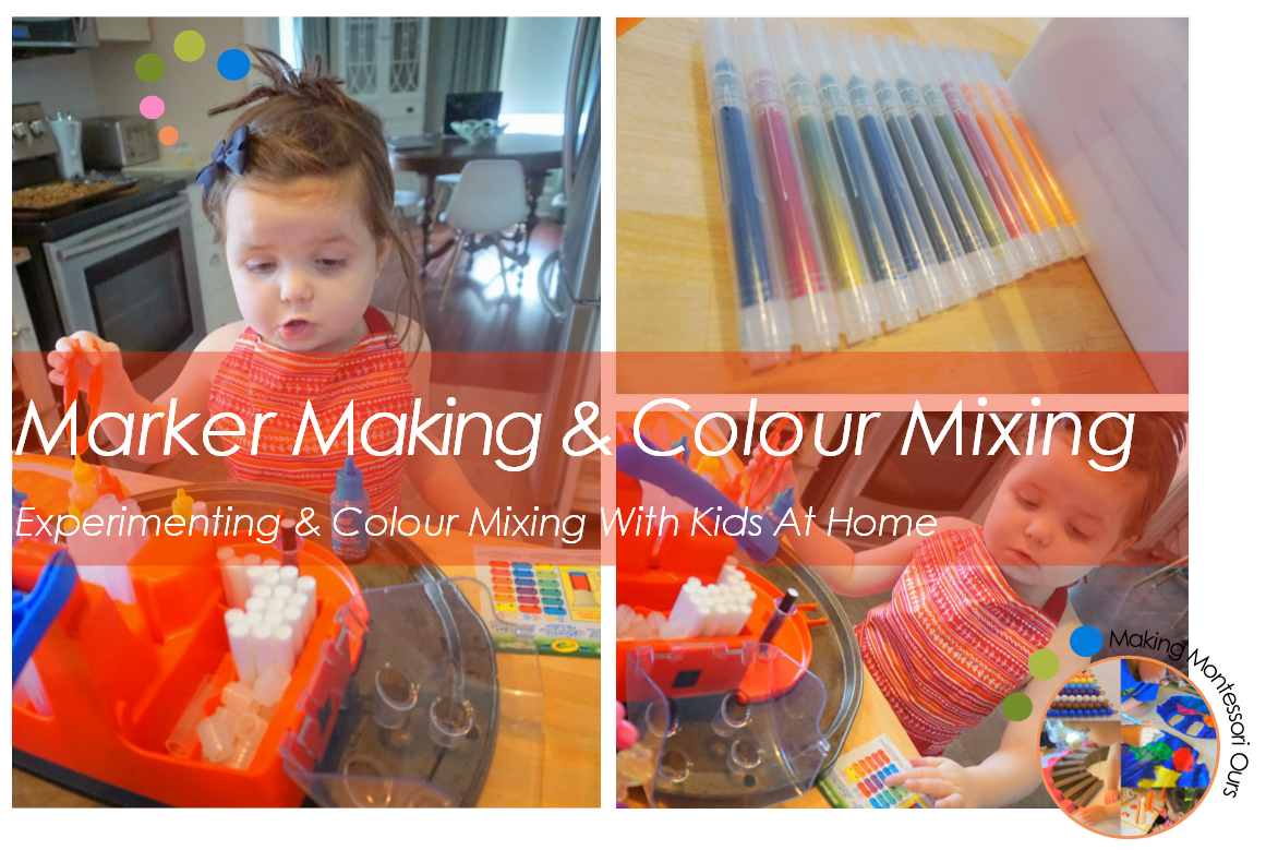 Marker Making & Colour Mixing Kit, Experimenting & Colour Mixing With
