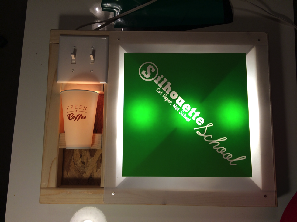 DIY Vinyl Weeding Lightbox Silhouette School