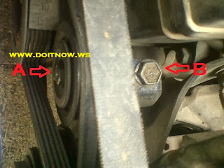 Location of the Idler Pulley