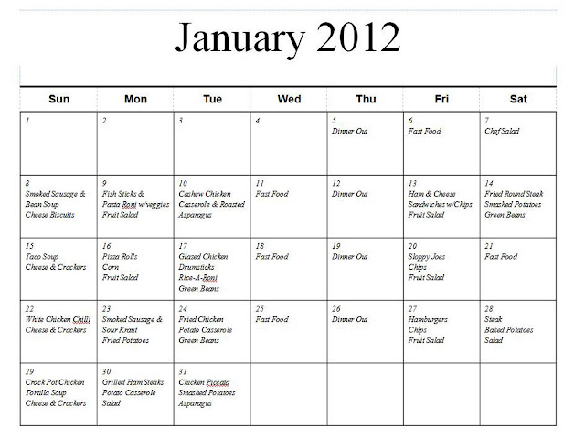 menu calendar usda menu calendar usda