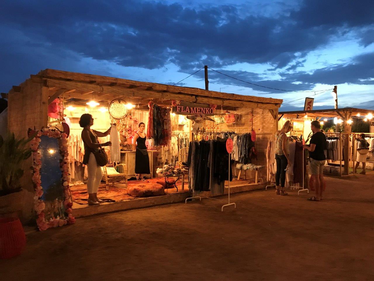 just saying La Santa Market shopping by moonlight