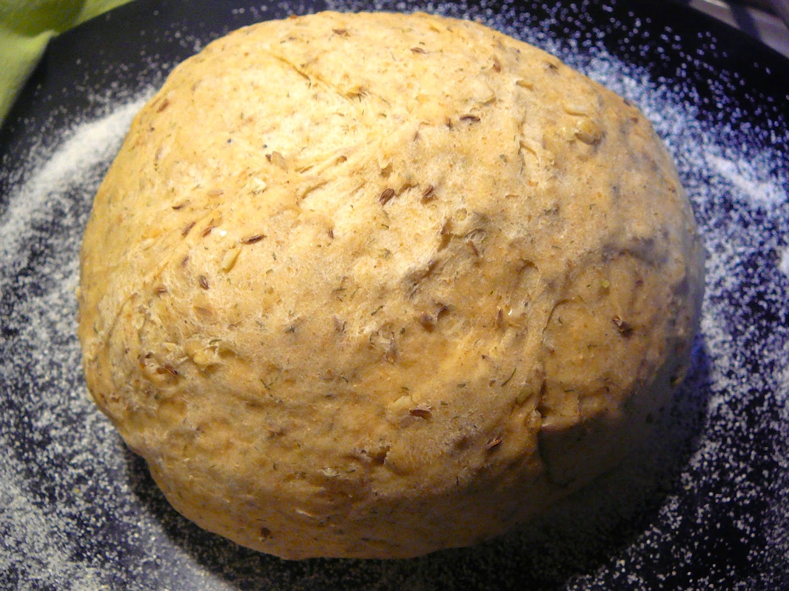 The Hidden Pantry Dill & Onion Rye Bread Made on the Dough Cycle of My