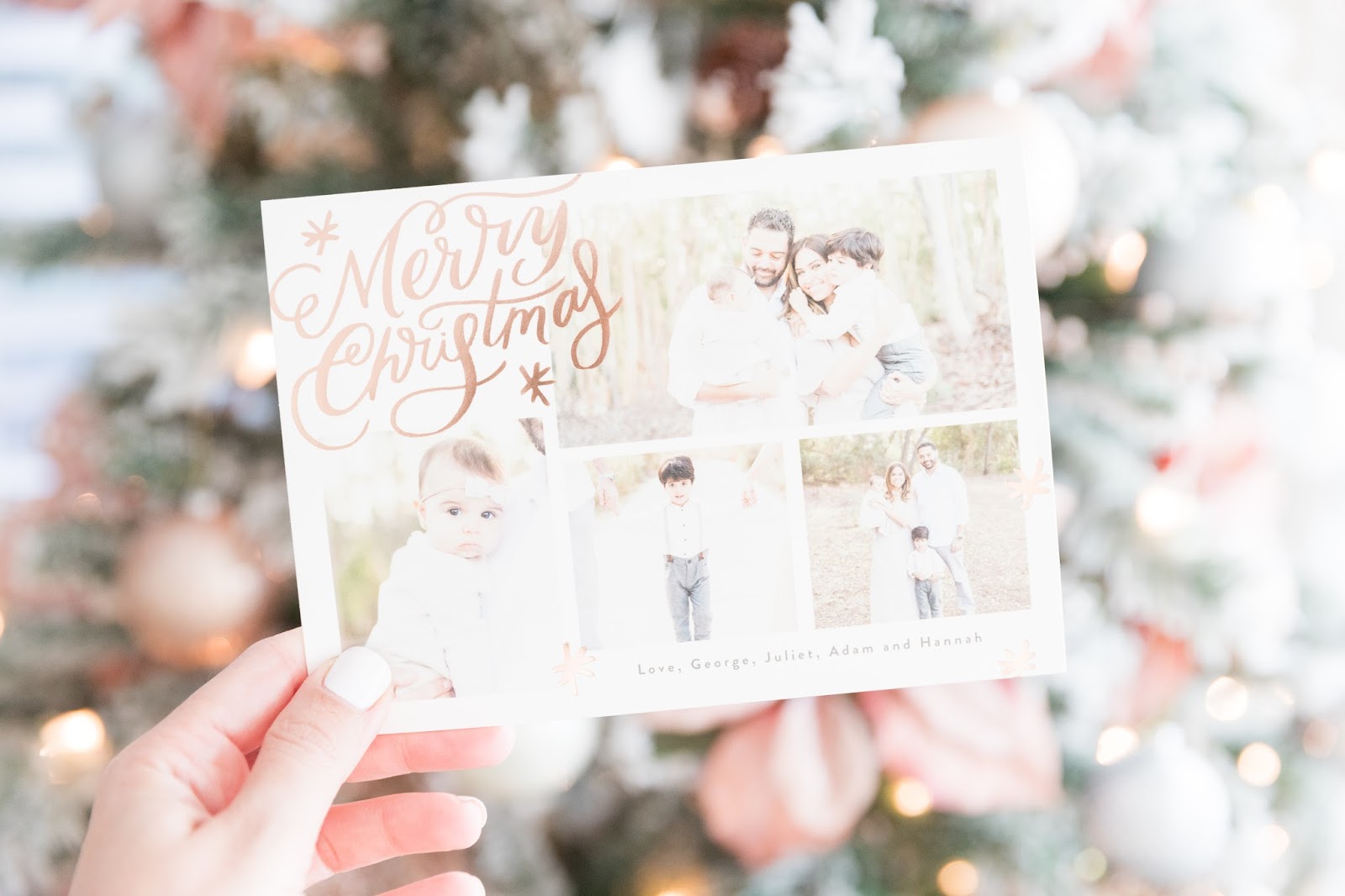 Christmas card with Minted