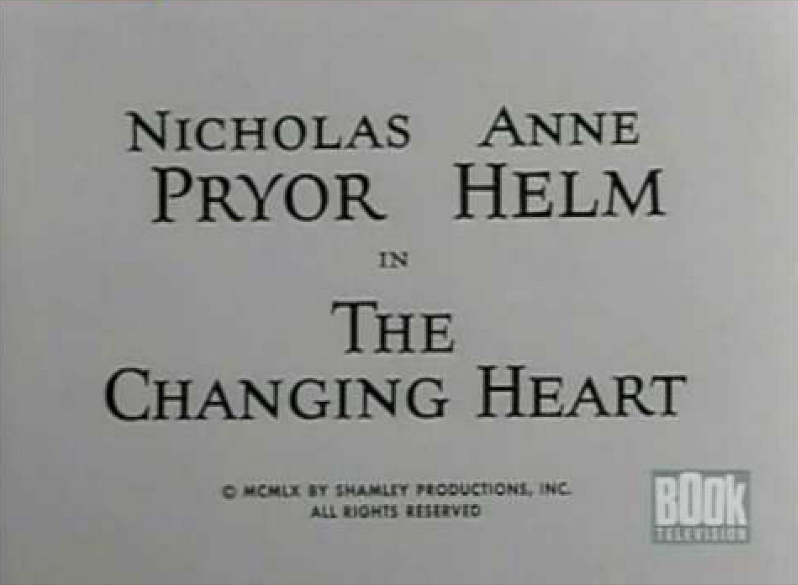 bare•bones ezine Robert Bloch on TV Part Four Alfred Hitchcock Presents “The Changing Heart"