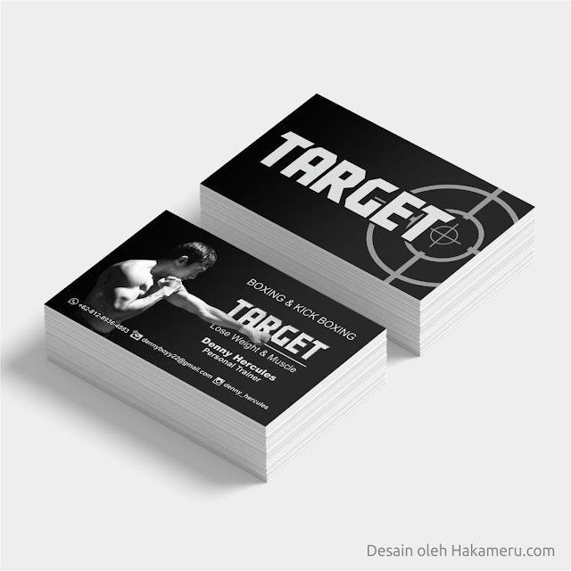Desain Kartu Nama Untuk Personal Trainer - Jasa desain grafis online Hakameru Desain Kartu Nama Untuk Personal Trainer - Jasa desain grafis online Hakameru