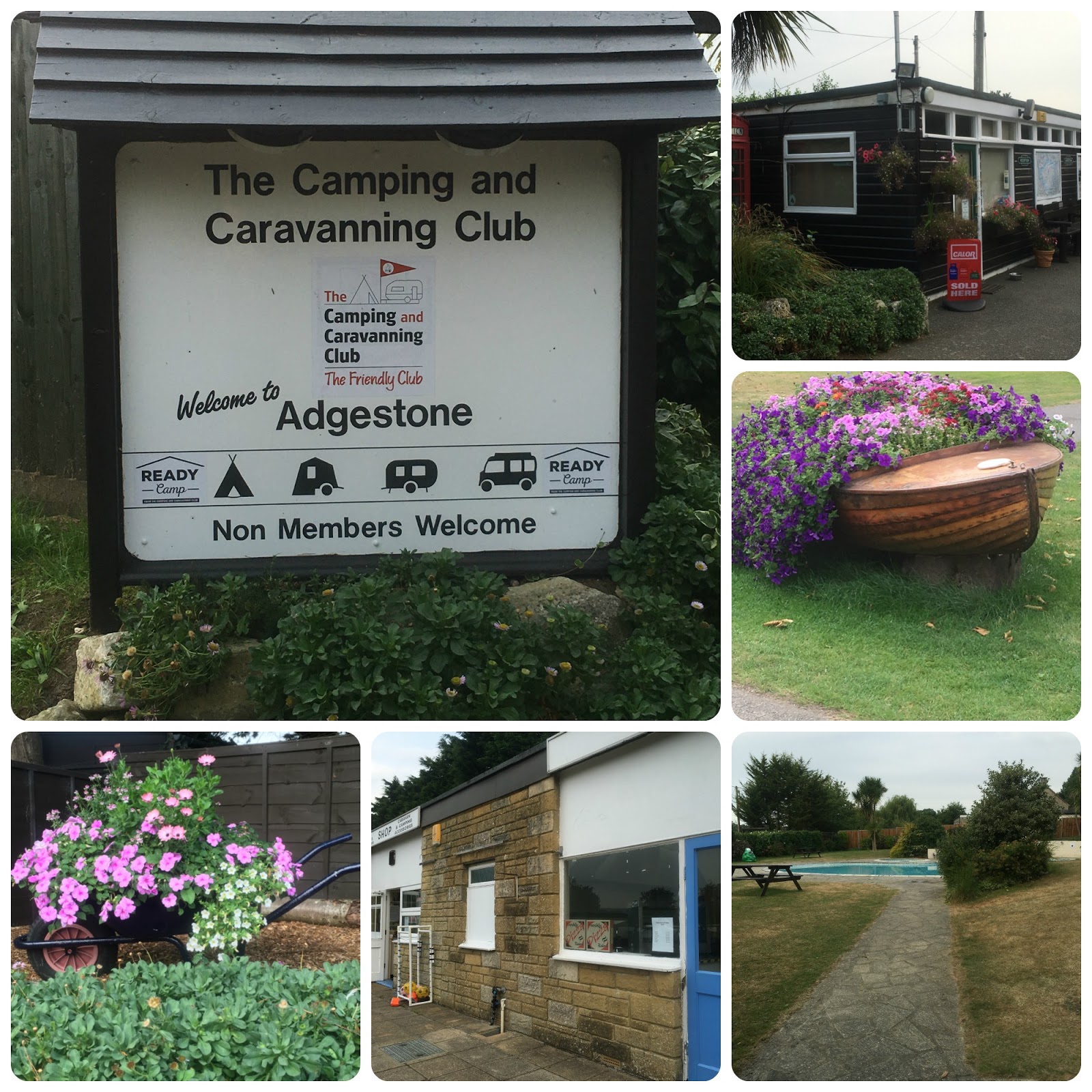 Camping at Adgestone on the Isle of Wight with The Camping and