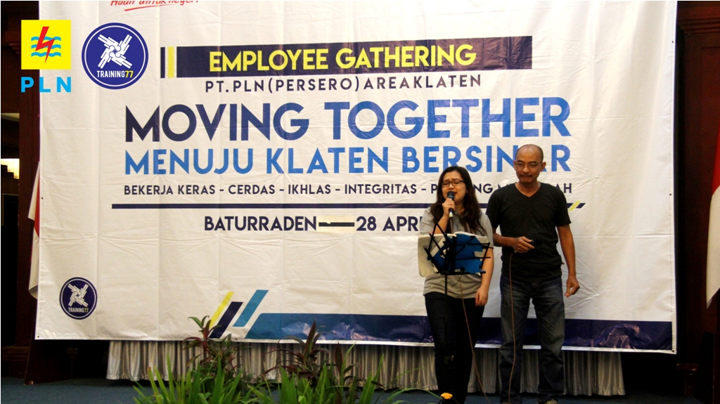 Employee Gathering Pt Pln Persero Area Klaten Moving Together