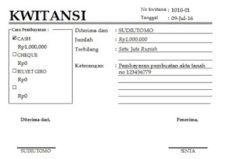 Contoh Kwitansi Pembayaran Dan Pembelian Terlengkap