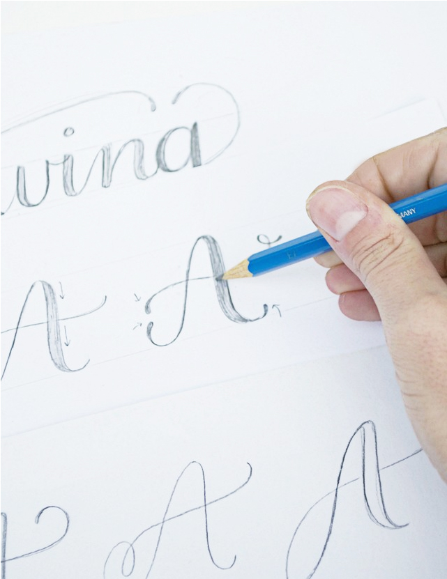 alisaburke: introduction to lettering  Hand lettering tutorial, Lettering  tutorial, Lettering