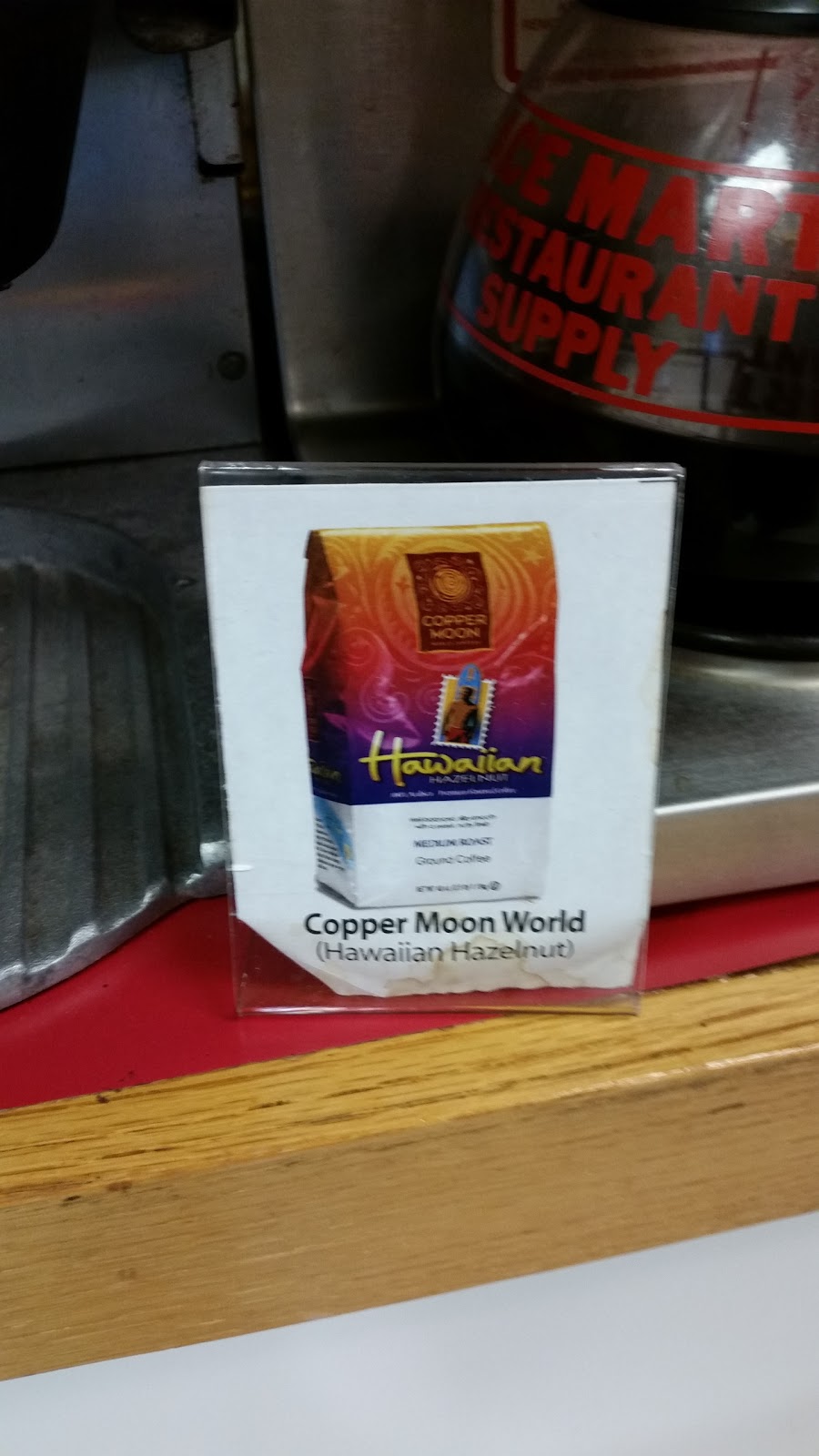 Black Coffee Review Copper Moon World Hawaiian Hazelnut coffee