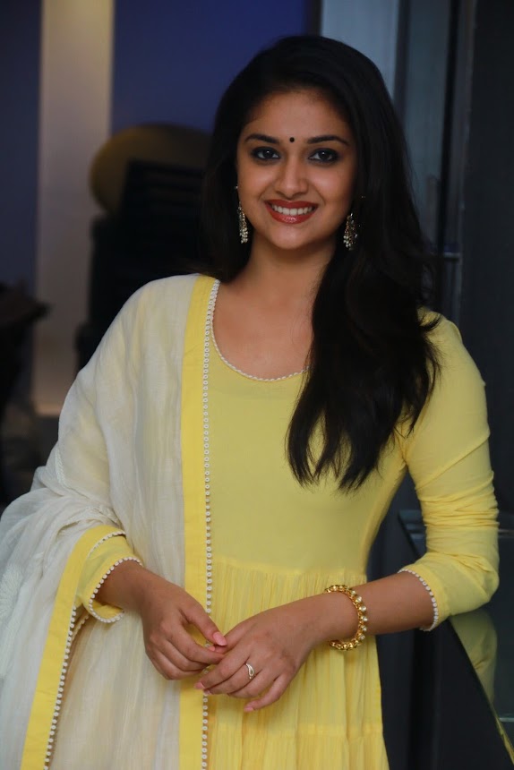 Keerthy Suresh at Nadigaiyar Thilagam press meet
