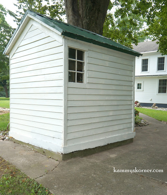 Kammy's Korner: Restoring The Little Garden Shed