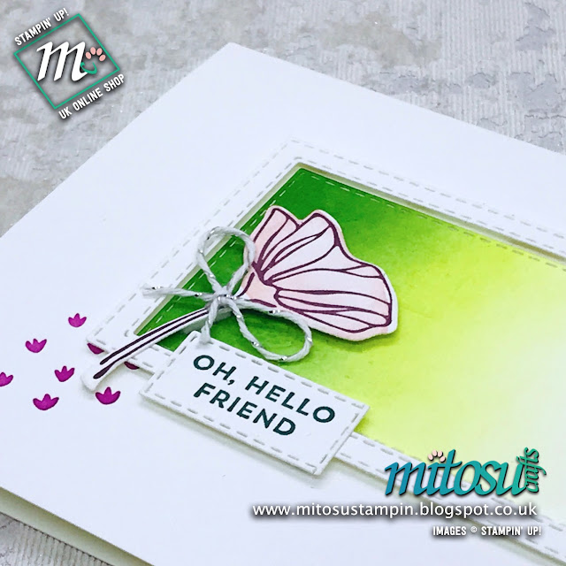 Oh So Eclectic Stampin' Up! Card Idea. Order cardmaking products from Mitosu Crafts UK online shop 24/7