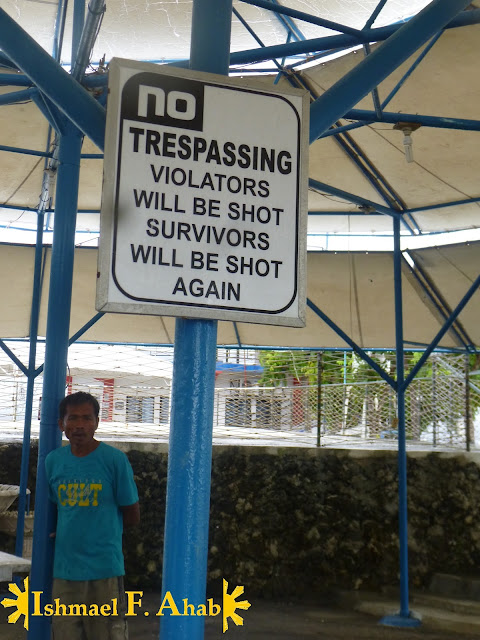 No trespassing warning at Porter Lighthouse is Lilo-an, Cebu