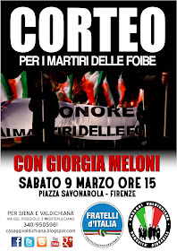 FOIBE: 9 MARZO CORTEO A FIRENZE