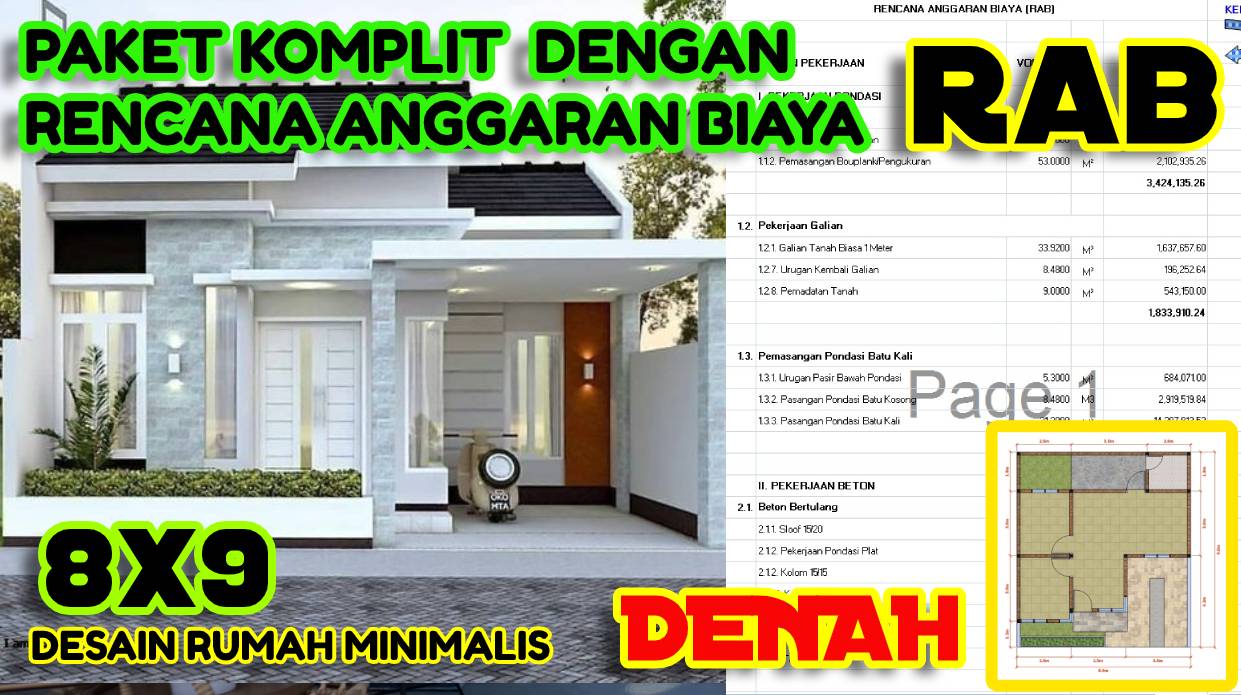 Rumah Minimalis Type 45