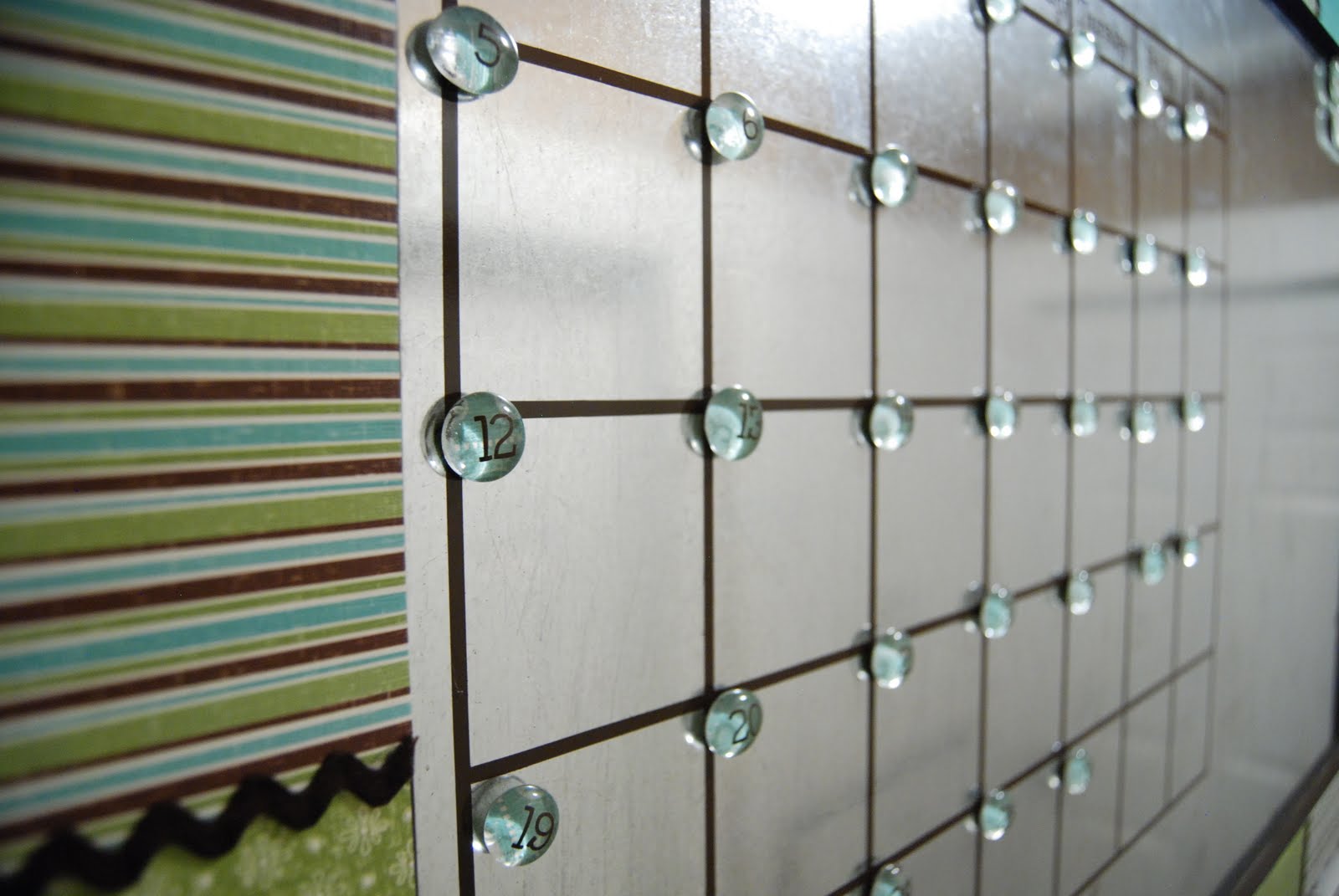 Oversized Dry Erase/Magnetic Calendar - Burton Avenue