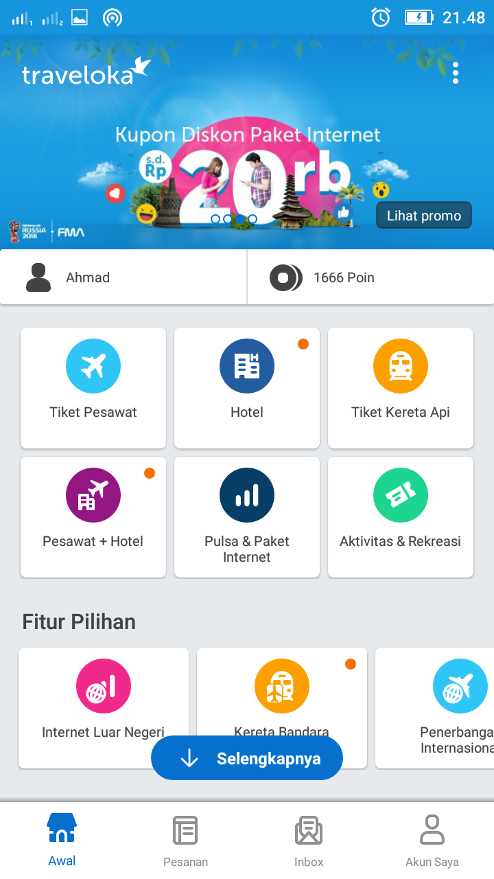 Manfaat Punya Aplikasi Traveloka - Aam Eguchi