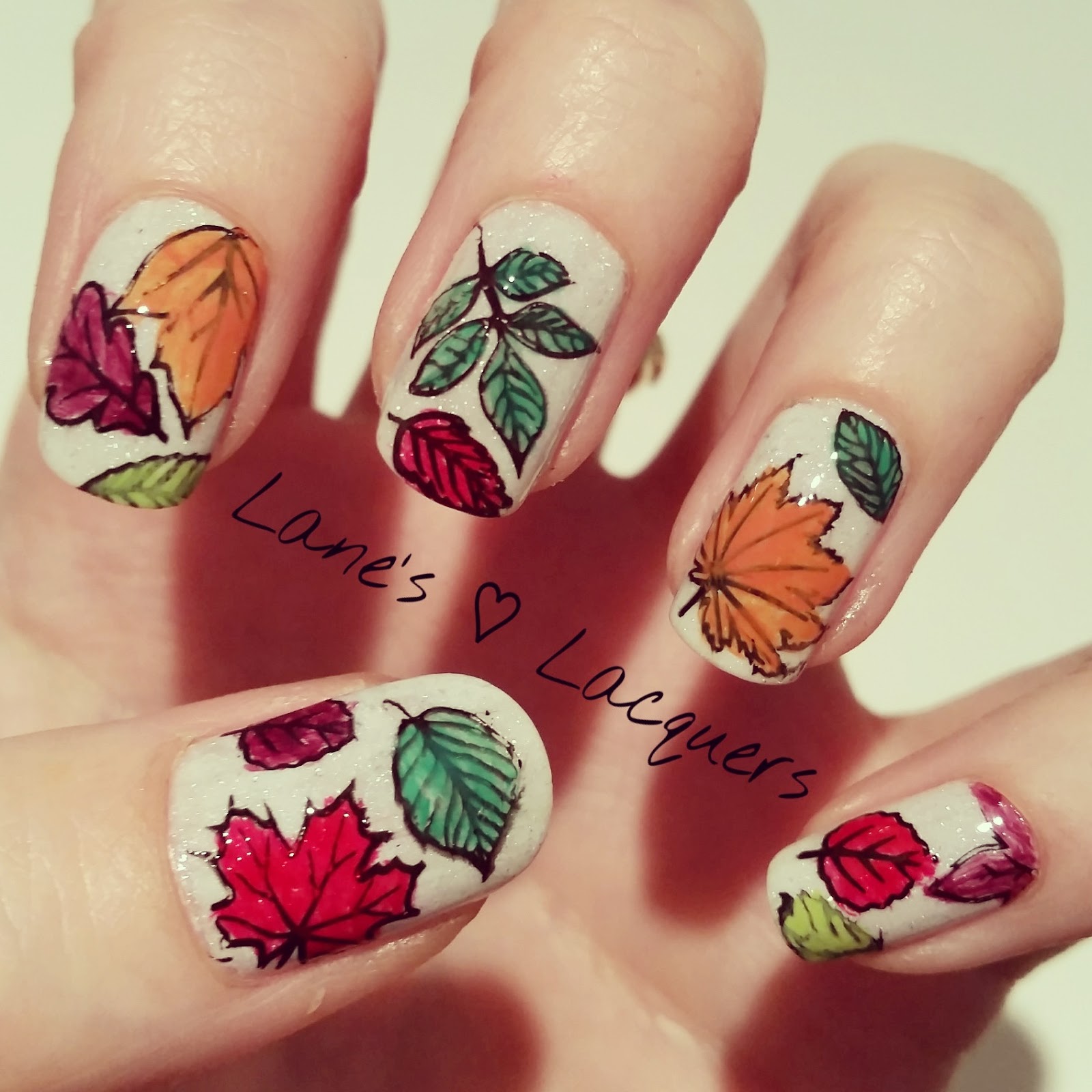 Lane's Lacquers: Monday Manicure: Autumn Leaves