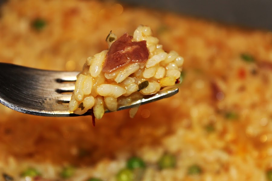ARROZ CON GUISANTES Y JAMÓN (Mª JOSÉ) {TU RECETA EN MIS FOGONES}