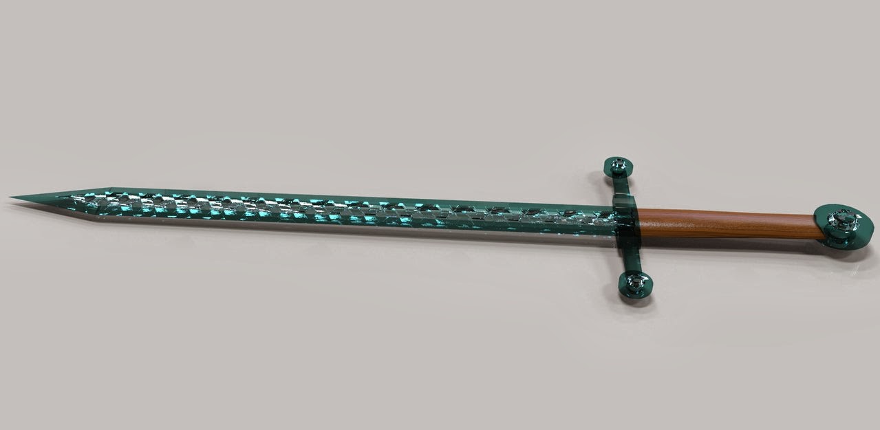 Leilão de espada de diamante é finalizado pela oferta de 33 milhões de