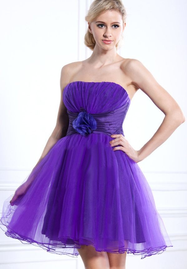 Purple Occasion Dress: Sunshine Girl: Purple Prom Dress