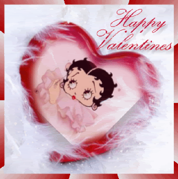 Betty Boop corazon  San Valentín