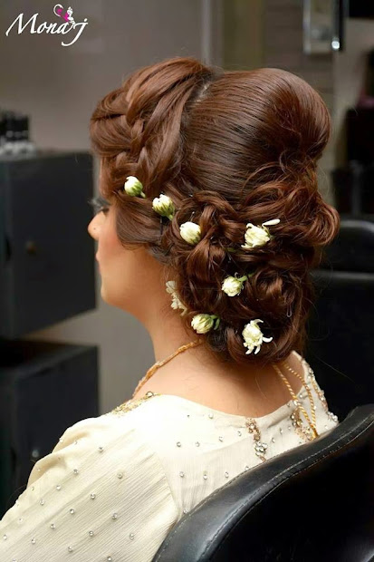 long and messy bun hair styles