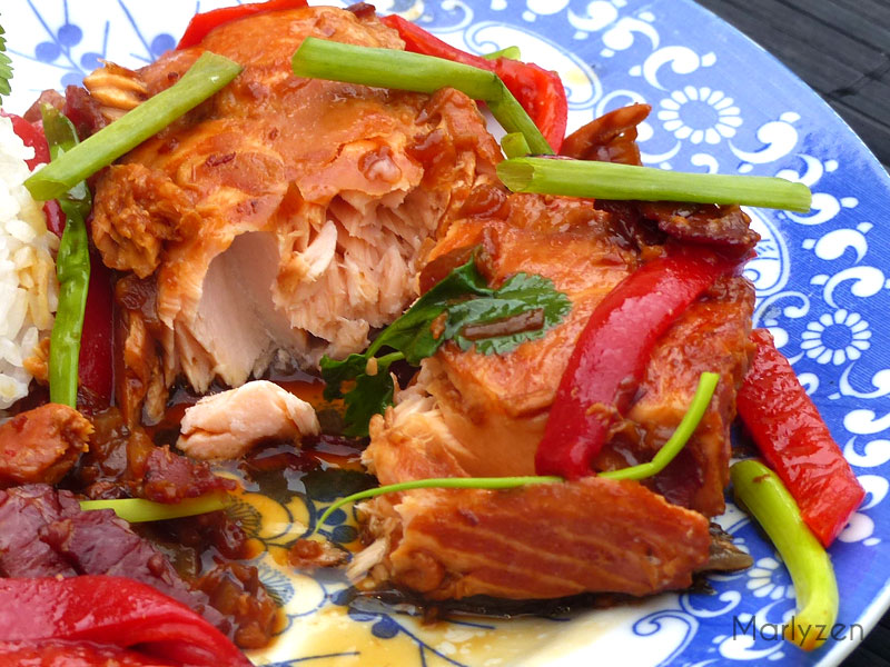 Poisson au caramel à la vietnamienne.