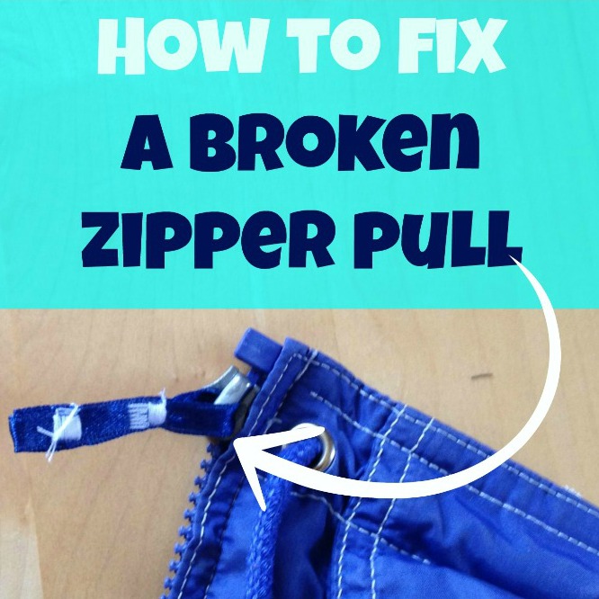 How to Fix A Broken Zipper AppleGreen Cottage