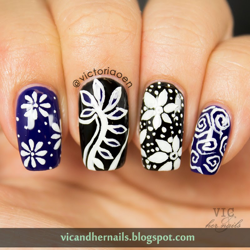 Vic and Her Nails The Digital Dozen Does Countries & Cultures Day 1