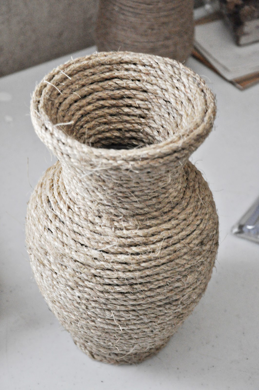 me & j... the everday Twine & Rope Wrapped Vases