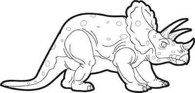 Triceratops coloring page 5