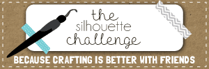 Silhouette Challenge Facebook Group Logo, The silhouette challenge, Because Crafting Is Better With Friends