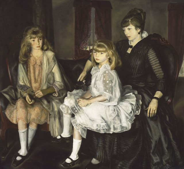 George Wesley Bellows - Эмма со своими детьми