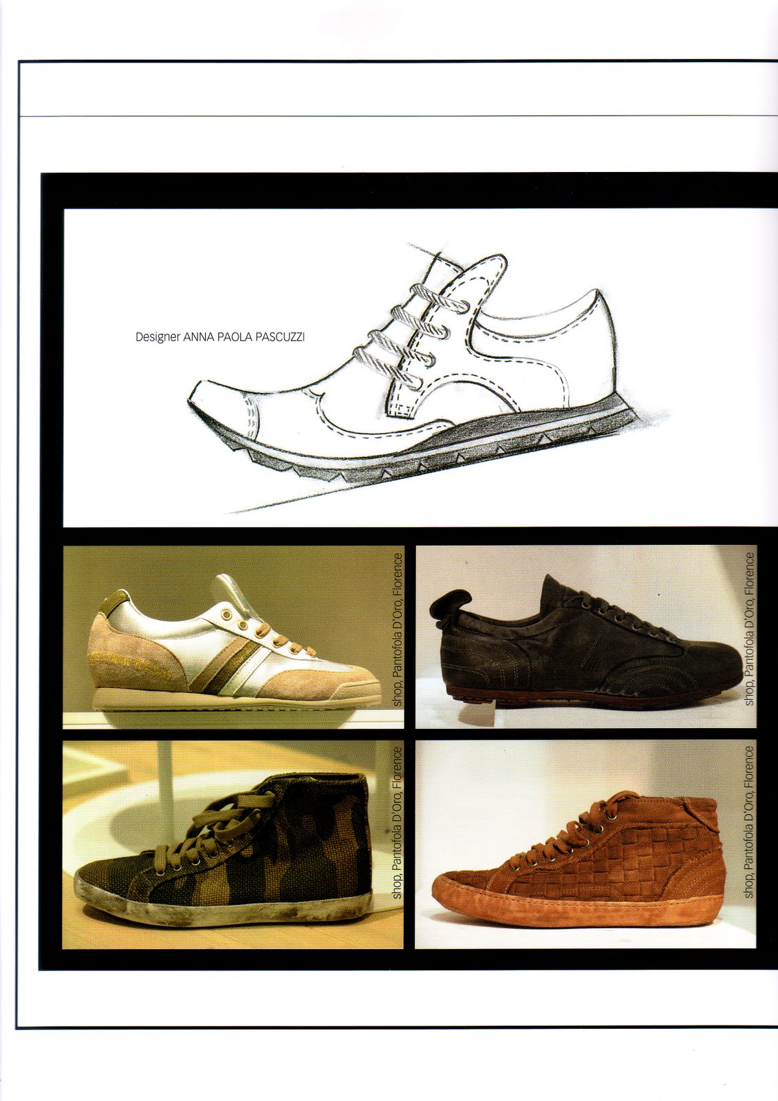 Italian Shoe Design Services Published Men shoes illustrations