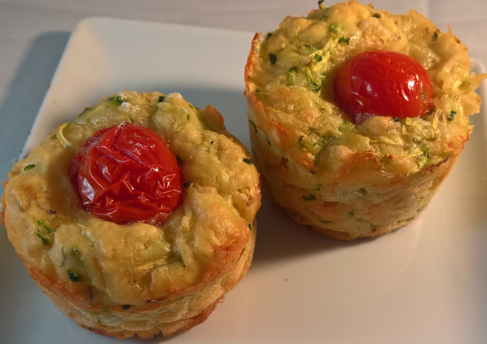 Muffins Salés à la courgette et Parmesan