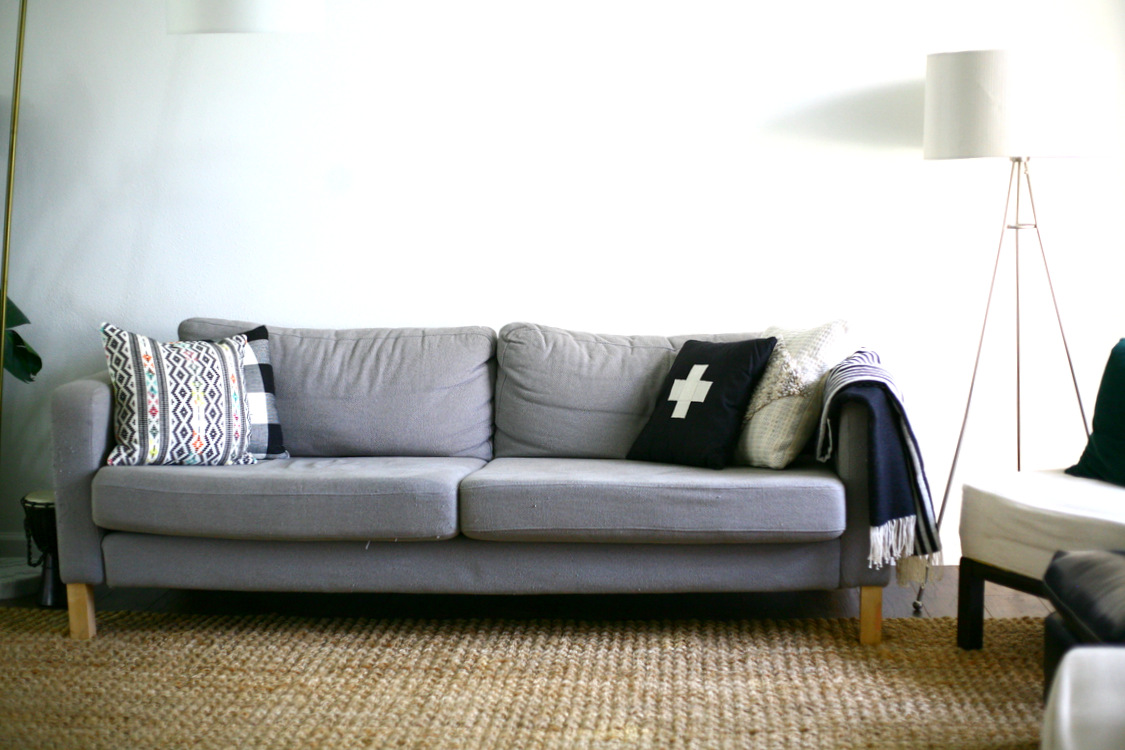 Our Statement Sofa ComfortWorks Green Velvet IKEA Sofa Cover