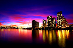 skyline sunset scapes miami backgrounds cave purple